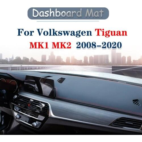 For Volkswagen VW Tiguan MK1 MK2 2008-2020 Anti-Slip Mat Dashboard Cover Pad Sunshade Dashmat Car Accessories