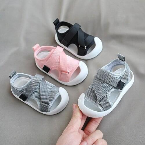 2021 Baby Sandals Soft Toddler Girls Shoes Summer Kids Sandal Beach Fashion Baby Sandalen Soft Children Shoes Baby Fisrt Warkers