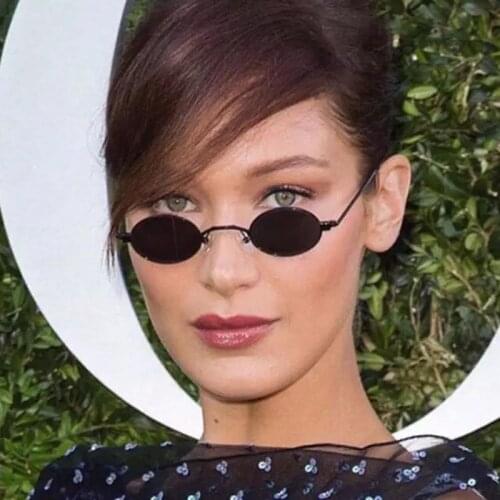 New Small Oval Steampunk Sunglasses Fashion Lady Women Men Vintage Fashion Brand Designer Round Sun Glasses for Female Male