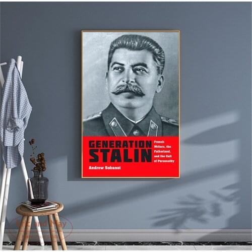 Stalin Russian Portrait Art Posters And Prints Wall Art Canvas Painting For Living Room Decoration Home Decor Unframed Quadro