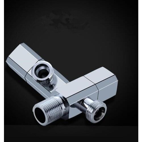 Bathroom Angle valve corner valve filling valve hot and cold marked bathroom faucet accessories Brass chrome