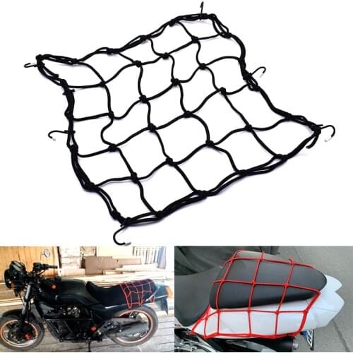 General Motorcycle Bungee Net Helmet Grid Storage Cargo Organization Network for Ducati Yamaha kawasaki Honda Suzuki KTM BMW