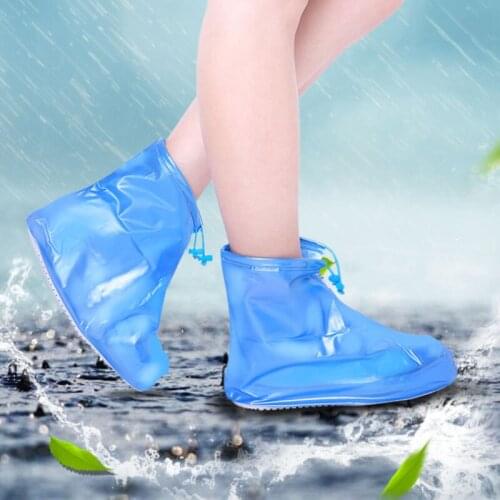 Waterproof Boots Covers Rain Shoe Boots Cover Outdoor Non-Slip Silicone Shoe Covers Boot Covers Waterproof Reusable Rubber Boots