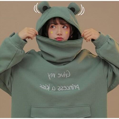 2020 Womens Hoodies Hot Sale Mid-Length Fleece Winter Women Stitching Cute Pullover With Pocket Hoodies Sudaderas Para Mujer