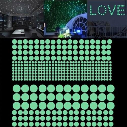 1 Set Dot Art Stickers Watercolor Polka Dot Wall Stickers Home Decor for Kids Rooms Decoration Baby Nursery Children Wall Decals