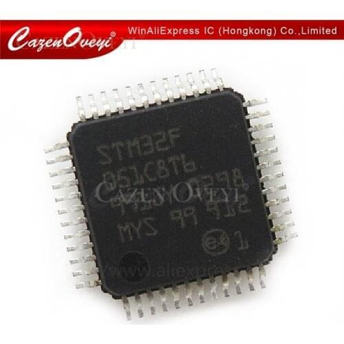 1pcs/lot STM32F051C8T6 STM32F051C8 STM32F051 32F051 QFP-48 In Stock