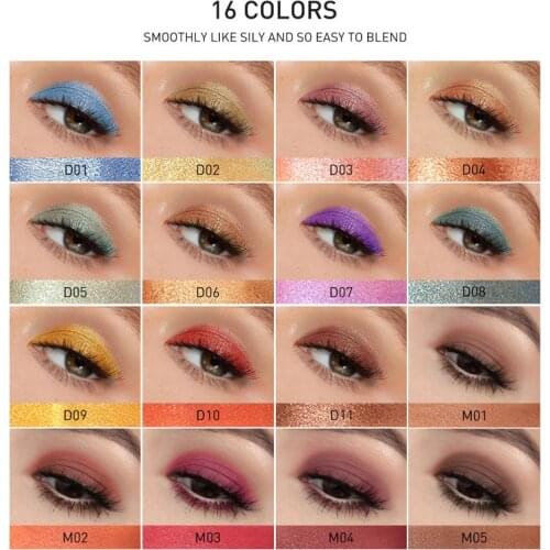 STAGENIUS 16colors Matte Pearl Glitter EyeShadow LongLasting Waterproof Soft Shimmer Eye Makeup Cosmetic Maquillajes TSLM1