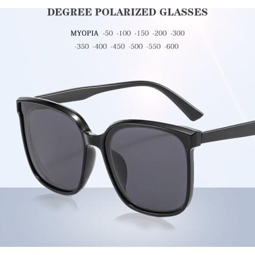 2021 High Quality Polorized Sunglasses Women Men UV400 Luxury Shades Protecton Myopia Sun Glasses -0.5 -1.0 To -6.0