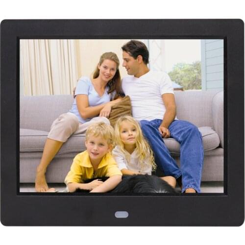 New 8inch Digital Photo Frame 4:3 Electronic Album Picture Music Video Clock Calender Full Function Home Baby Marry Wedding Gift