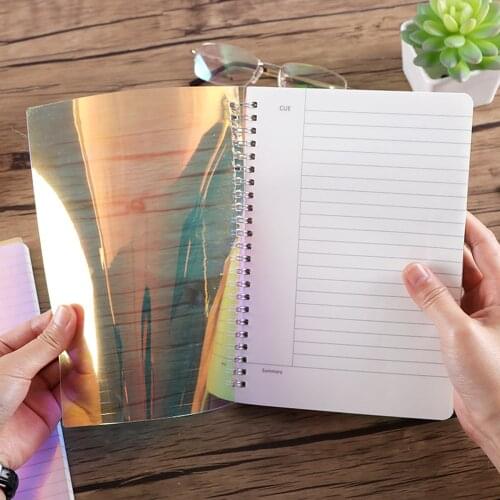 80sheets A5 Diary Spiral Notebook Diary Weekly Monthly Planner Notepad Colorful Binder Agenda 2021 Note Book Office Stationery