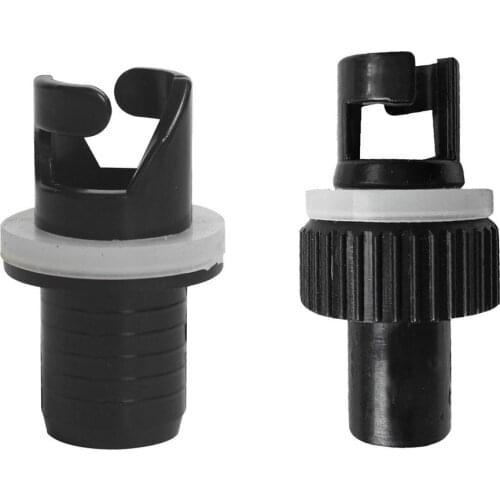 Kayak Boat Air Valve Adapter Inflatable Boat Kayak Accessories Air Foot Pump Hose Adapter Boat Kayak Air Valve Connector Convert