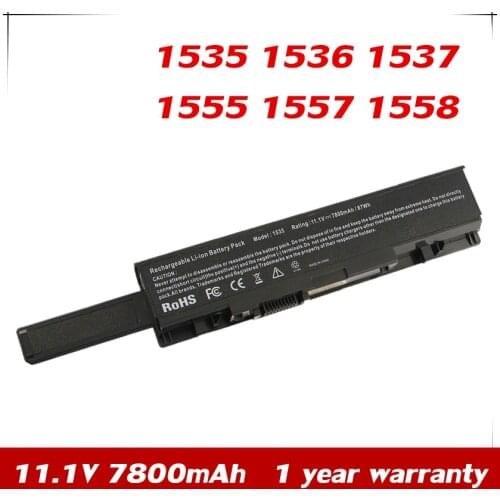 7XINbox 7800mAh Battery For Dell 1535 1536 1537 1555 1557 1558 PP33L PP39L WU946 0KM887 0RM804 MT275 0KM898 MT276 0KM901 0WU959