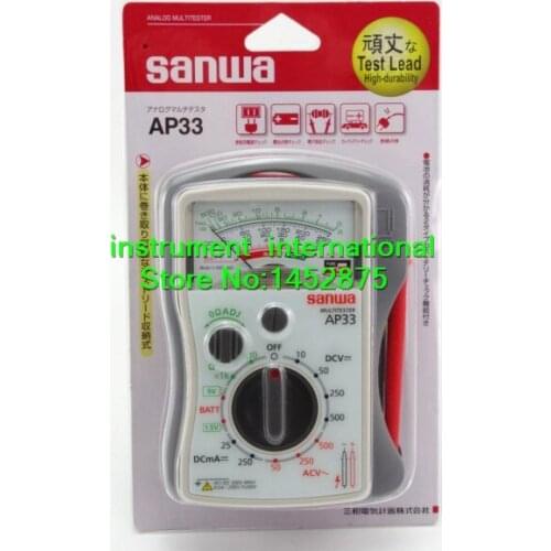 Sanwa AP33 Analog Multitesters Slim compact AMT !!NEW!! AP-33