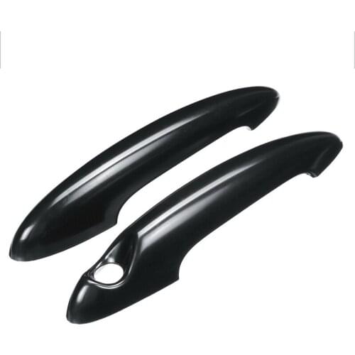 2 Pcs ABS Black Door Handle Cover for MINI Cooper S R50 R53 R56