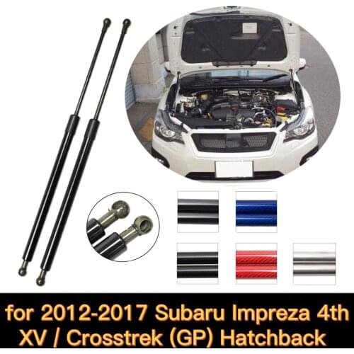 For 2012-2017 Subaru Impreza 4th XV Crosstrek (GP) Hatchback Front Hood Bonnet Gas Struts Lift Support Shock Damper Rod Absorber