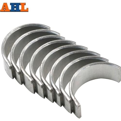 AHL 8pcs/set Motorcycle Engine Parts For Yamaha FZ250 ZEAL DELTRBOX 250 Oversize +75 Connecting Rod Crank shaft Bearing