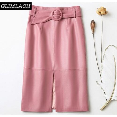GLIMLACH Slit Pencil Skirts