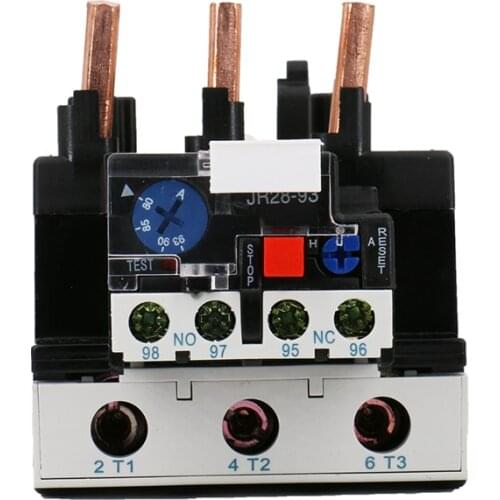 JR28-93 Electric Thermal Thermal Overload Relay 32A 40A 50A 65A 3P LR2D33 Overload Protector 1NO 1NC