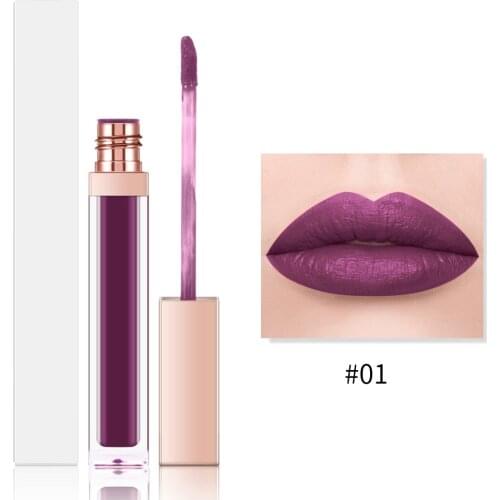 Matte Square Tube Lip Gloss Nonstick Cup Easy To Color Long Lasting Cosmetics Private Label Wholesale