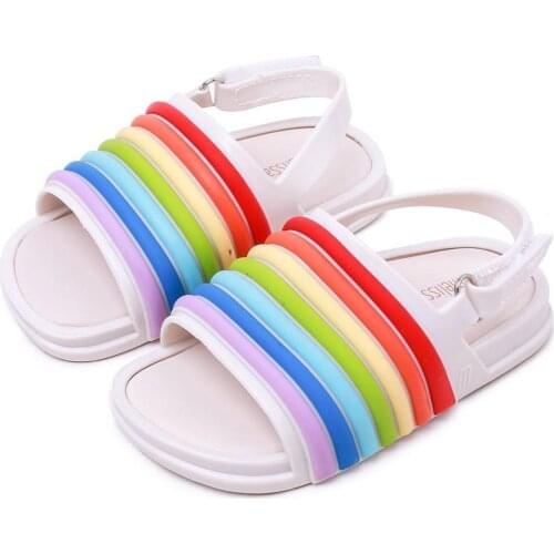 Mini Melissa Carton Girls boys Sandals Children Candy Animal toddler baby boy Childrens PVC kids jelly shoes SH144