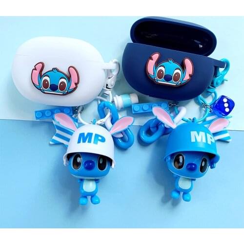 Cartoon Silicone Cover for Beats Studio Buds Case with KeyChain Bluetooth Earphone Case Accessories Wireless Headphone Portable