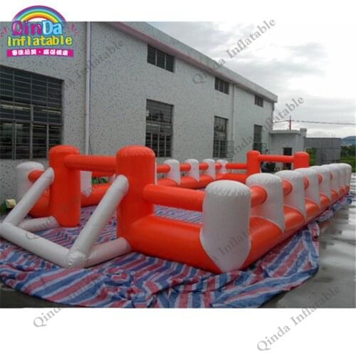 Customized Football Field Inflatable for Sale Adult Sport Game Inflatable Soap Soccer Filed
