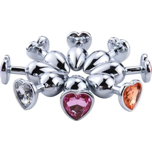 Sex Vibrator Metal Anal Toys For Women Adult Sex Products Men Butt Plug Stainles Steel Anal Plug Sex-toy Anal DildoToys 8 Color