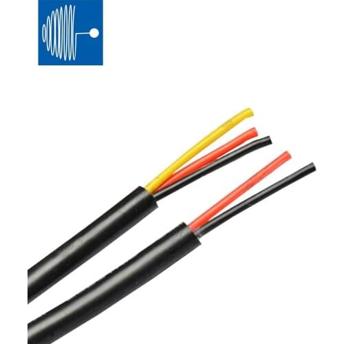 SHENGPAI VDE H03VV-F 70 degree 300V black 2*0.5mm 3*0.5mm sheath flexible PVC insulated power cord with Round Cords