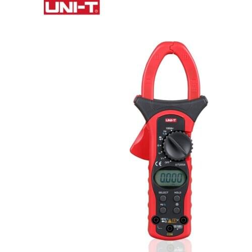 UNIT UT205A UT206A Auto Range 1000A Digital Clamp Meters Multimeters Voltmeter Electrical Multimeter with LCD Backlight LCD