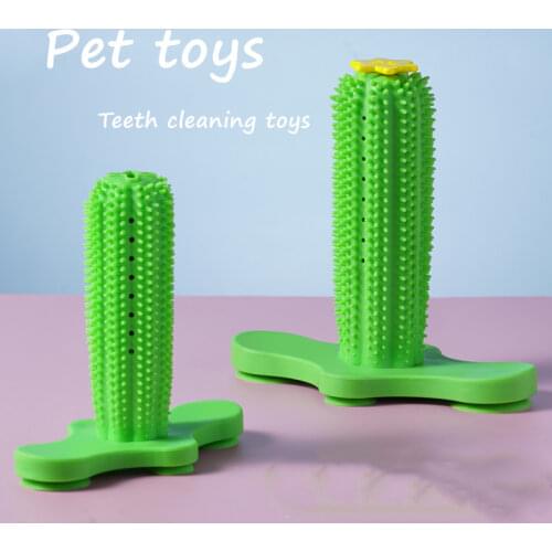 Health Safety Kong Dog Toys for Small Dogs Yorkshire Terrier Tooth Cleaning Toothbrush for Dog Rubber Puppy Suction Cup Chew Toy