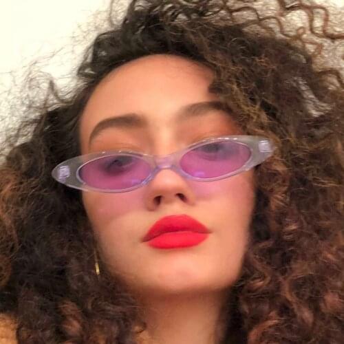 2019 Fashion Men Women Vintage Cat Eye Sunglasses Retro Small Frame UV400 Eyewear Fashion for driver Luxury Brand Designer #3