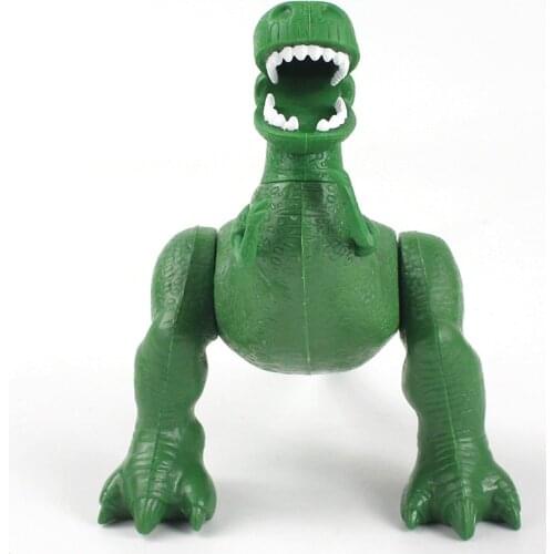 23cm Toy Story 4 Green Rex Dinosaur Dragon Movable Classic Cartoon PVC Action Figure Collection Animals Model Toy Kids Gift