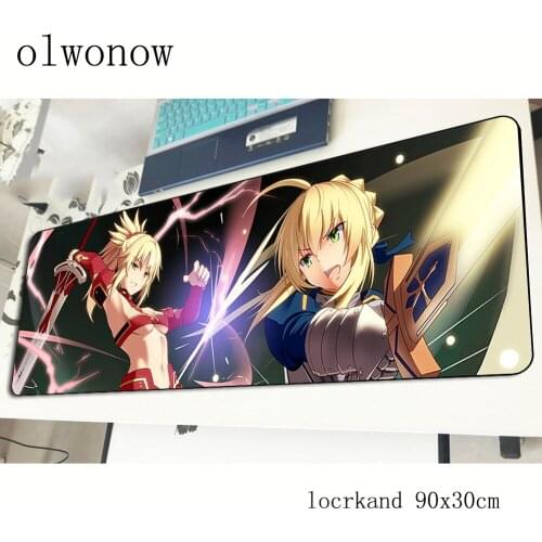 Fate Apocrypha mousepad 900x300x2mm best seller gaming mouse pad gamer mat large game computer desk padmouse keyboard play mats