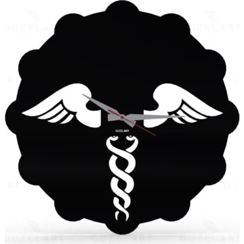 GuzelArt It is an ideal Wall Clock gift for doctor clinics. Doctors, Practices, Hospitals, Polyclinics and Health Institutions