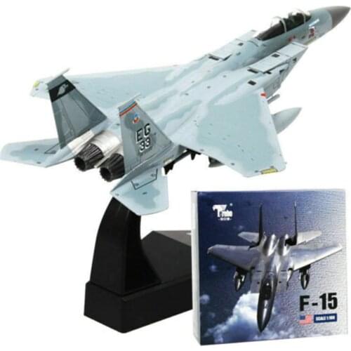 Diecast 1/100 Alloy Aircraft Model For Tomcat Fighter F-15 Plain Toys Vehicles Diecast Airplane Toy Gift