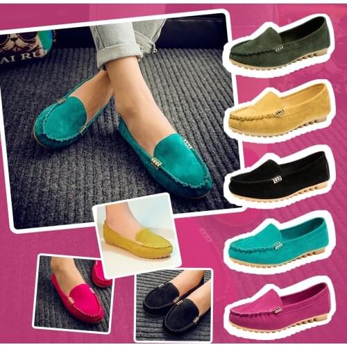 Genuine Leather Women Flats Brand Handmade Women Casual Leather Shoes Leather Moccasin Fashion Women Driving Shoes 2021