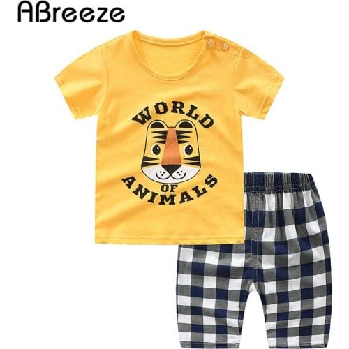 New summer 24 color cartoon print baby clothing 2020 baby boys/girls clothes sets cotton 0-2Y newborn child sets for baby boys
