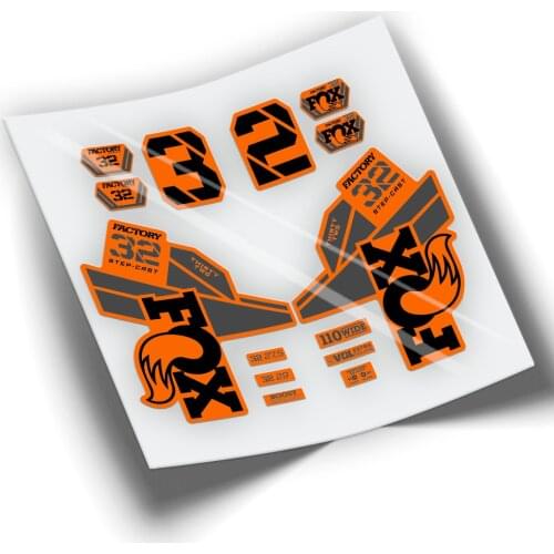 Pegatinas hairpin clip FOX 32 FACTORY STEP CAST 2021 WP316 STICKERS