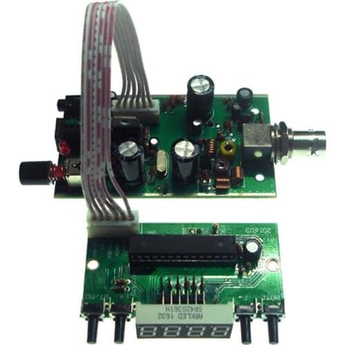 BH1415F 100M FM stereo transmitter board Phase-locked loop Digital LED display frequency FM Radio Module Receiver 5V 12V DC