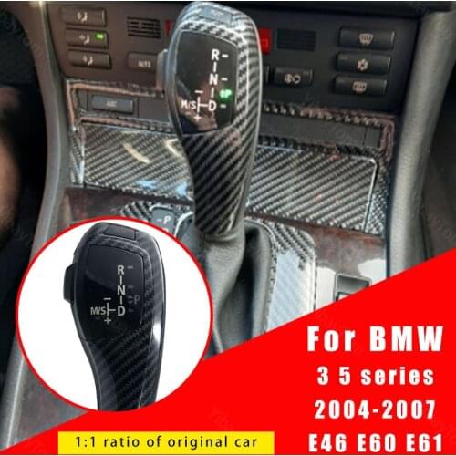 Pre-facelift Modified Facelifted accessories Replacement Carbon Fiber Pattern LHD For BMW 3 5 series E46 E60 E61 2004-2007