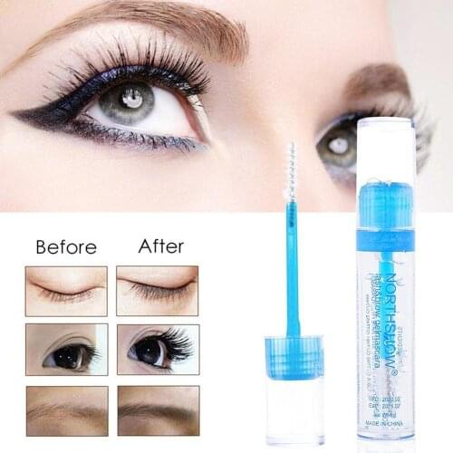 Transparent Waterproof Makeup Eyelash Long Curling Mascara Eye Lashes Extension Fast Dry White Eyelashes Mascara Lengthening