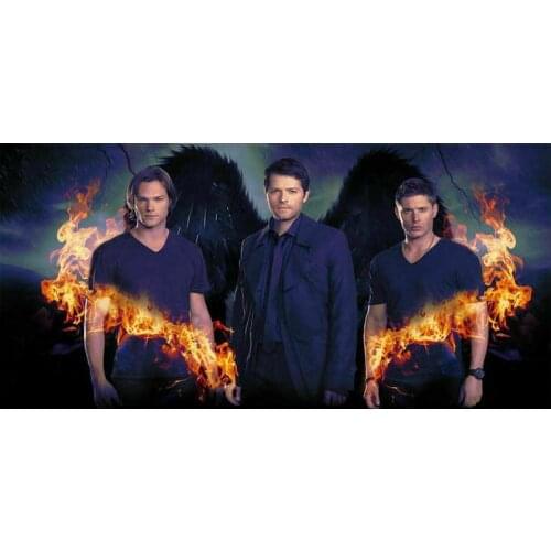 Supernatural TV Series Art Film Print Silk Poster Home Wall Decor 24x36inch