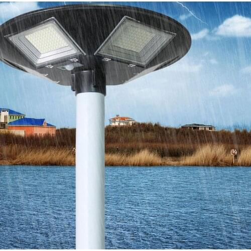 A2 LED Solar Road Lighting Street Lamp Induction Super Bright Large Capacity Battery Wireless Outdoor Waterproo