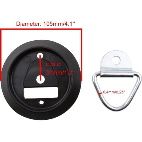 Trailer Boat ATV D Ring Rope Strap Tie Down Kit Vehicle Parts