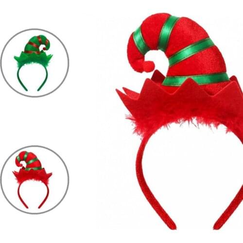 Comfortable Bright Color Christmas Hair Hoop Cosplay Costume for Children