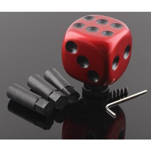 Universal Shift knob Lucky DICE style Car Truck Manua Stick Gear Shift Knob Lever Shifter fit for BMW