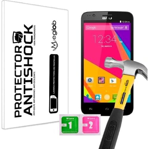 Protector de Pantalla Anti-Shock Anti-Golpe Anti-arañazos Compatible con Blu Star 4 5