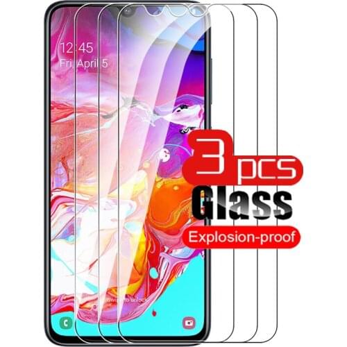 3Pcs soft protective glass for samsung a50 tempered screen protect for samsung galaxy a70 a30 sansum a20 20 s glass film