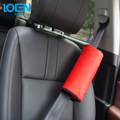 1PCS Car Interior Seat Belt Shoulder Pad For Child Adult Safety Protection Cover Cushion Auto Headrest Neck Support Two Use