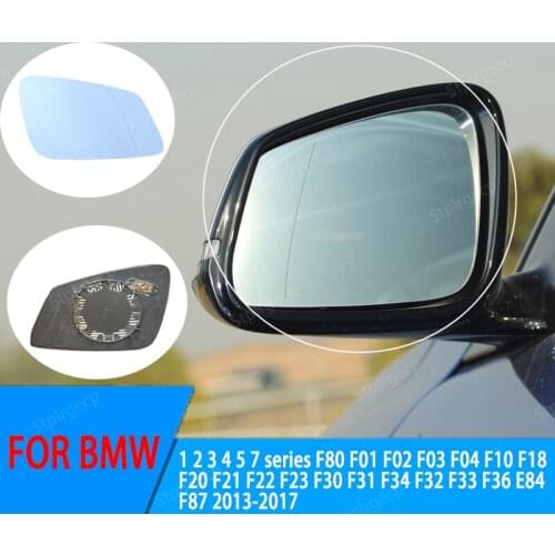1pc Side View Rearview Blue Heated Left & Right Mirror Glass for BMW 1 Series F20 F21 118d 118i 120d 120i 125i 135i 2010-2016